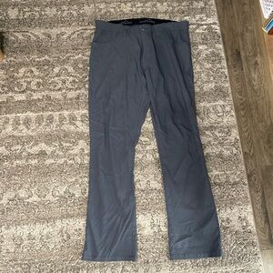 Eddie Bauer Men's Charcoal Straight-Leg Chinos